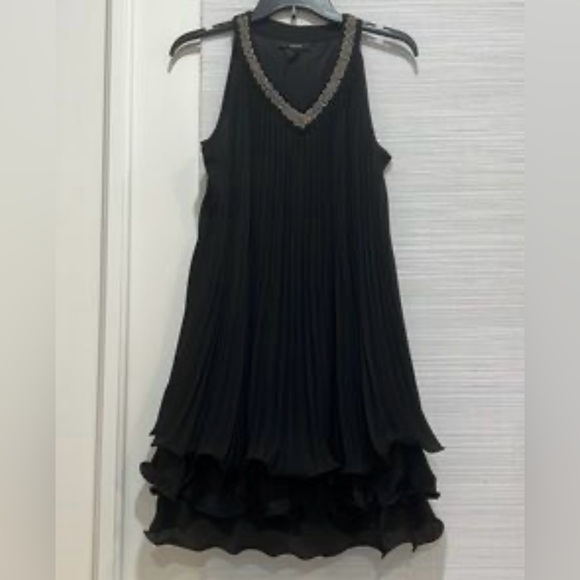 Alfani Halter Beaded Cocktail Dress - Picture 1 of 8